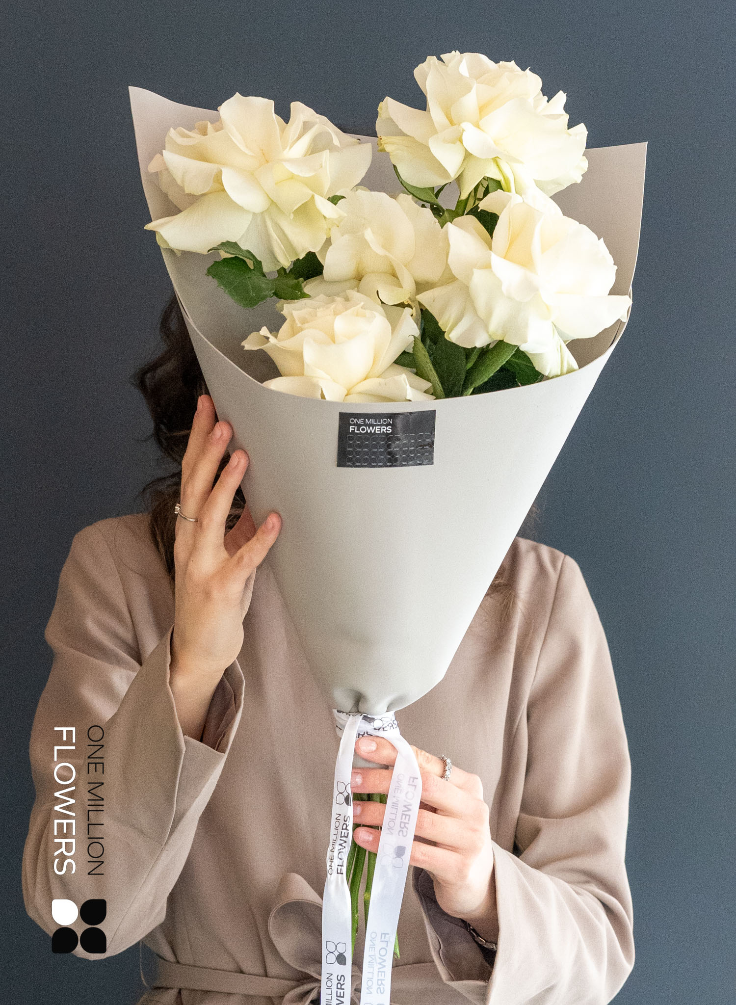 Букет из 5 французских роз "Мондиаль" Эквадор